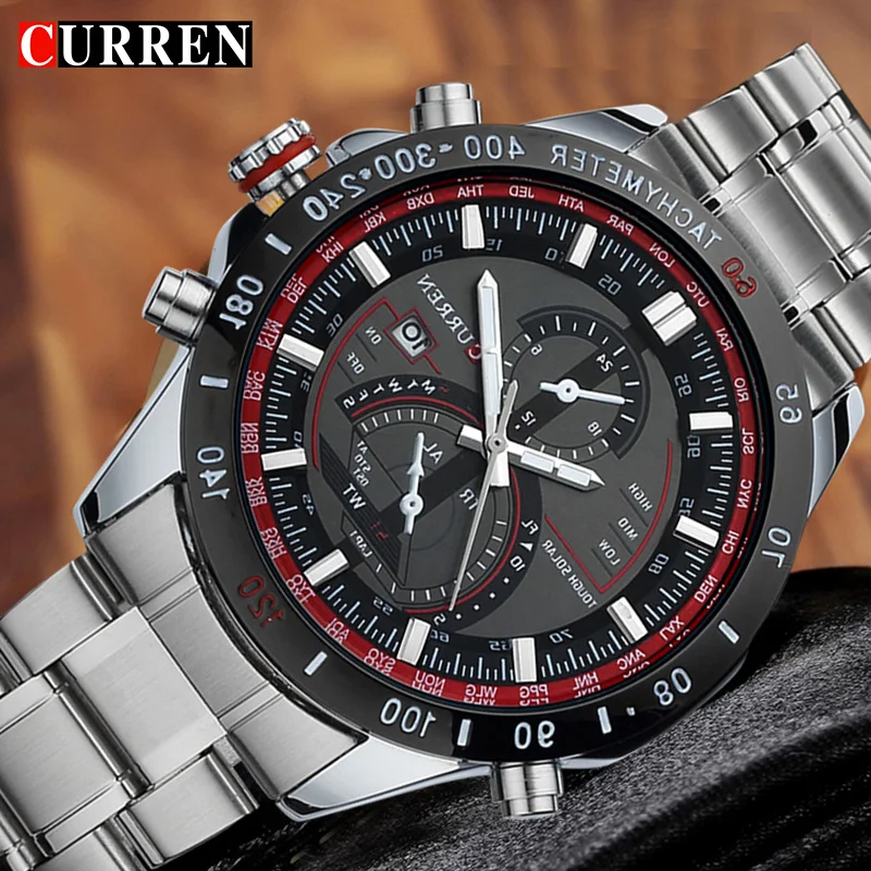 Горячая CURREN часы мужские люксовый бренд 8149 reloj relogio masculino военные кварцевые