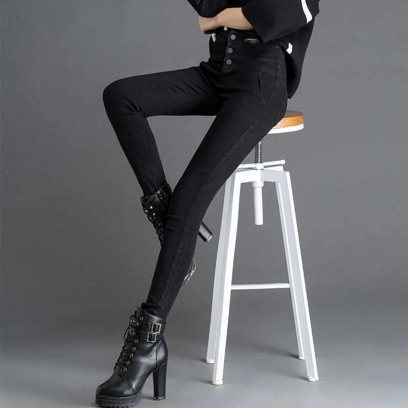 Новинка 2017 Весна Осень Женские Брюки карандаш женские брюки с высокой талией