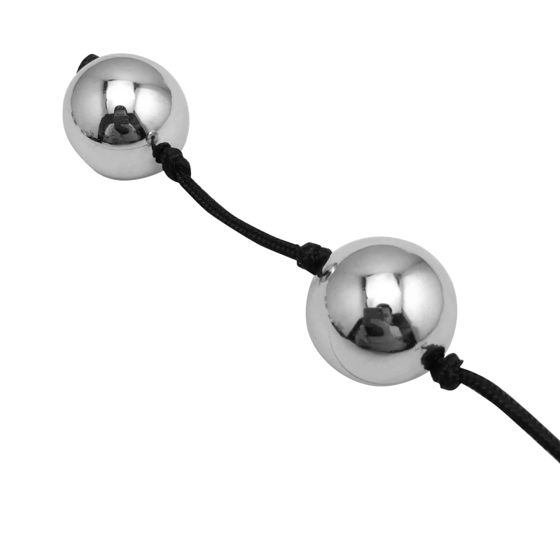 Металлический тренажер для упражнений Кегеля и вагины 220 г диаметр 30 мм шарики love