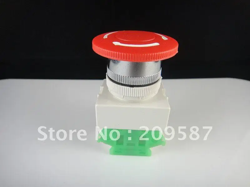 2 шт. CNC кнопка аварийного остановки грибов 10 А|mushroom stop switch|switch converterswitching mobile phone