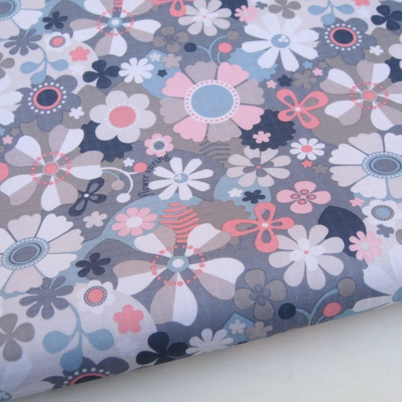 WF260 водонепроницаемая ткань с полихлорвиниловым покрытием и цветами|flower