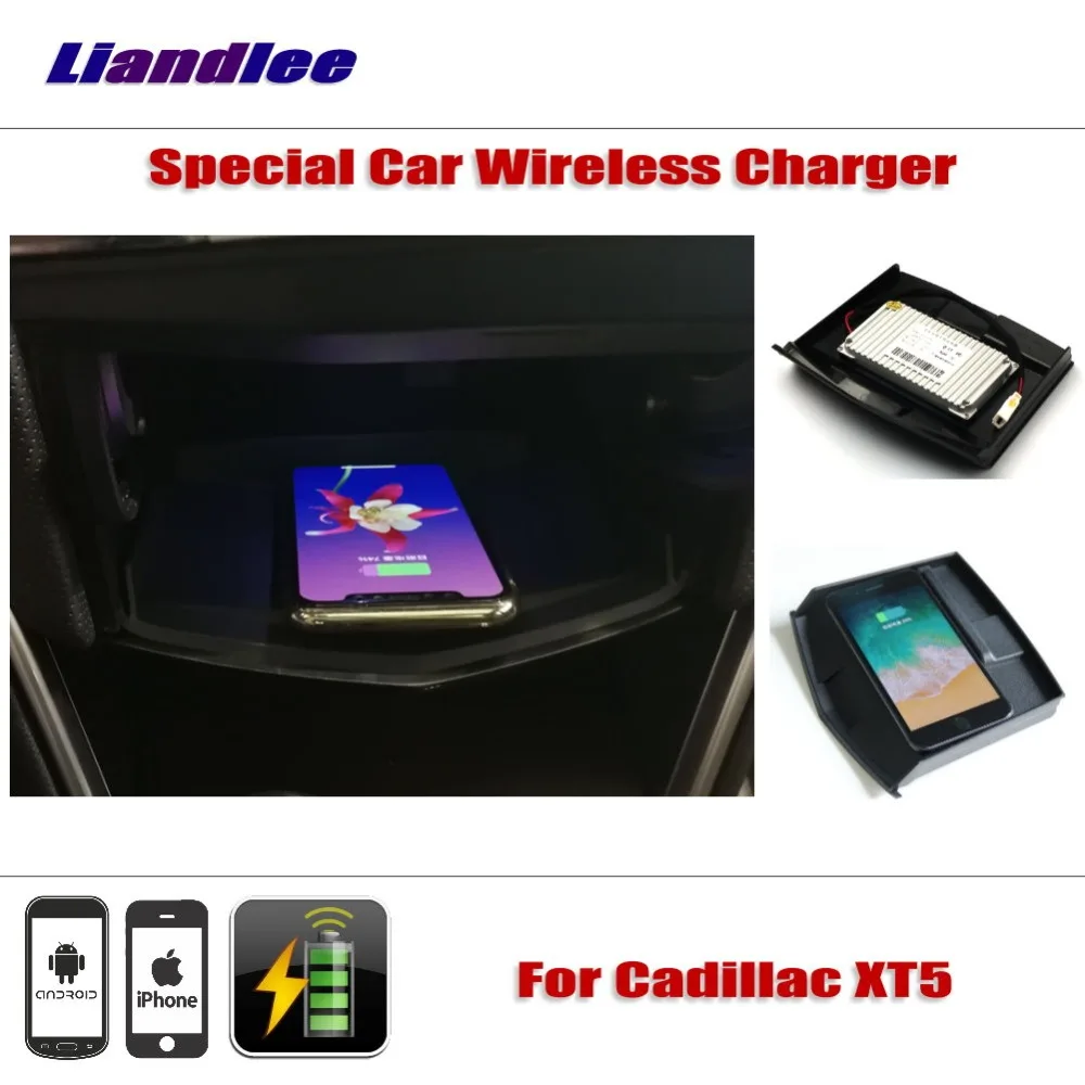 

Accessories For Cadillac XT5 2017-2018 hidden Special Car Wireless Charger Storage For IPhone Android Iphone Battery Charger