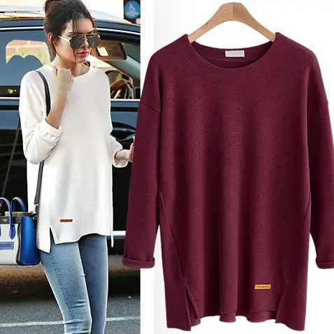 Vegan корейская модная туника, женская футболка с разрезом, 5XL размера плюс, винтажная, больше размера d, женская футболка, s, черный, желтый, топы, футболка, Femme