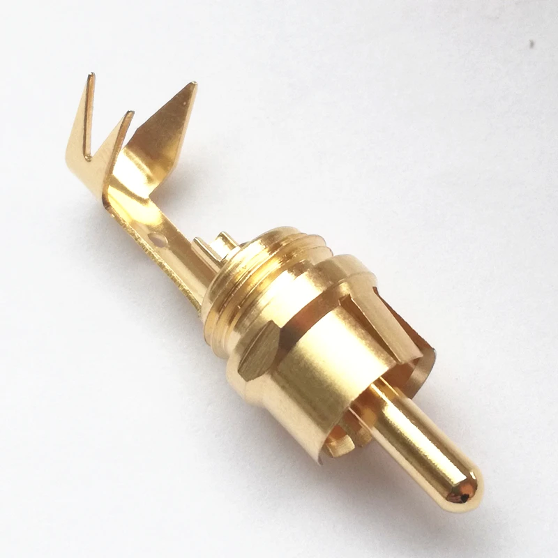 2 шт NEUTRIK YONGSHENG позолоченный RCA аудио разъем
