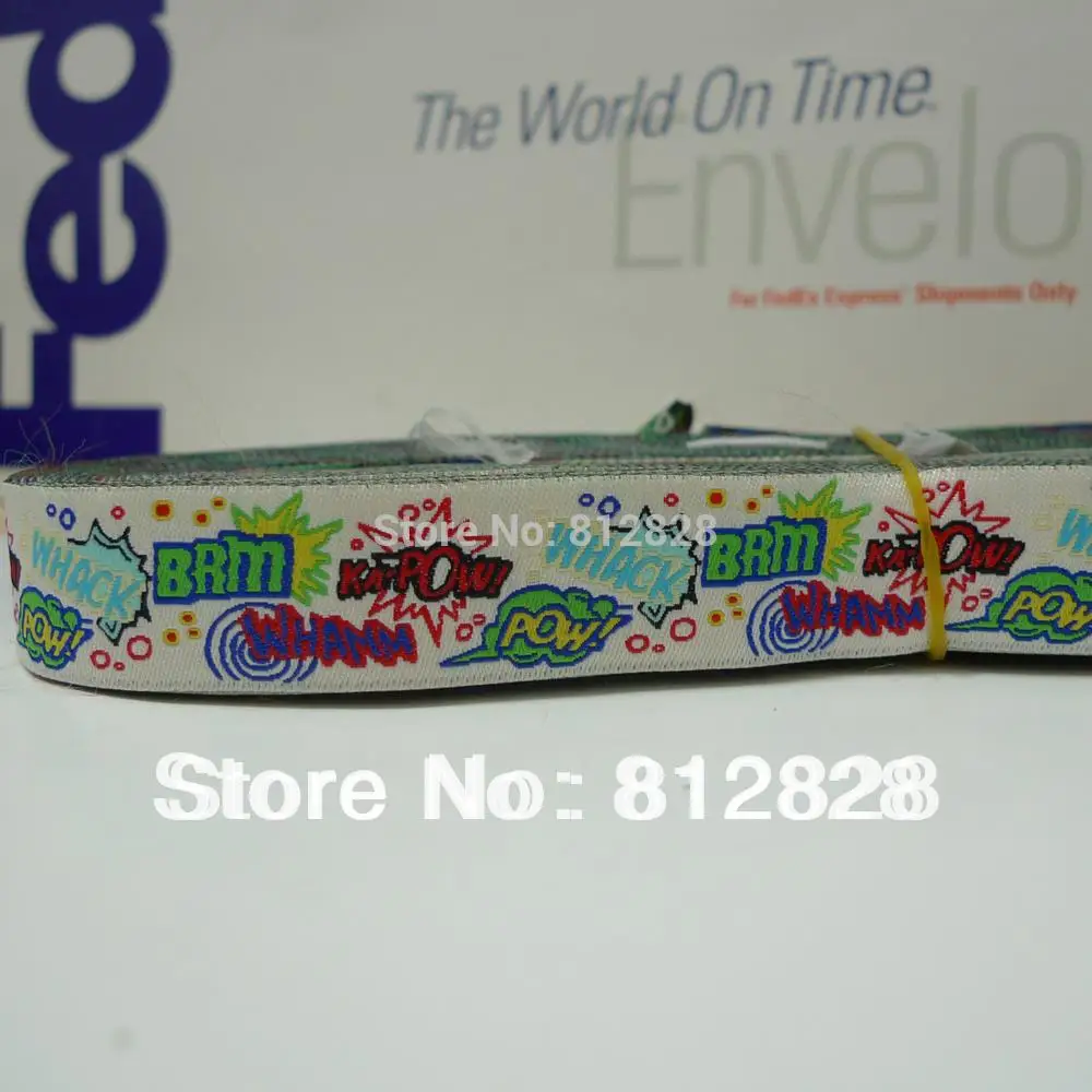 Жаккардовая лента 10 метров 7/8 дюйма 22 мм|jacquard ribbon|ribbon ribbonsuper hero ribbon |