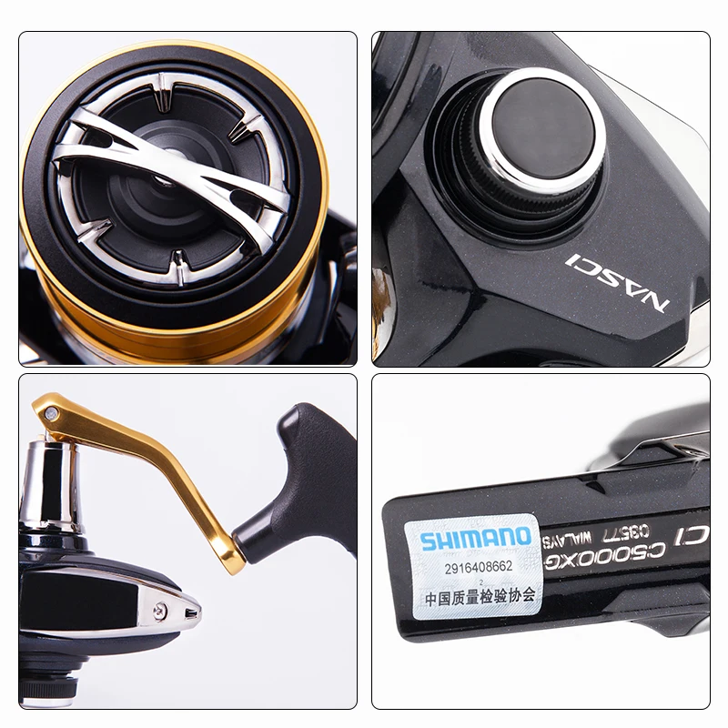 Спиннинговая Рыболовная катушка SHIMANO NASCI 1000 c2000s 2500 c3000 4000 5BB передаточное число 5 0: