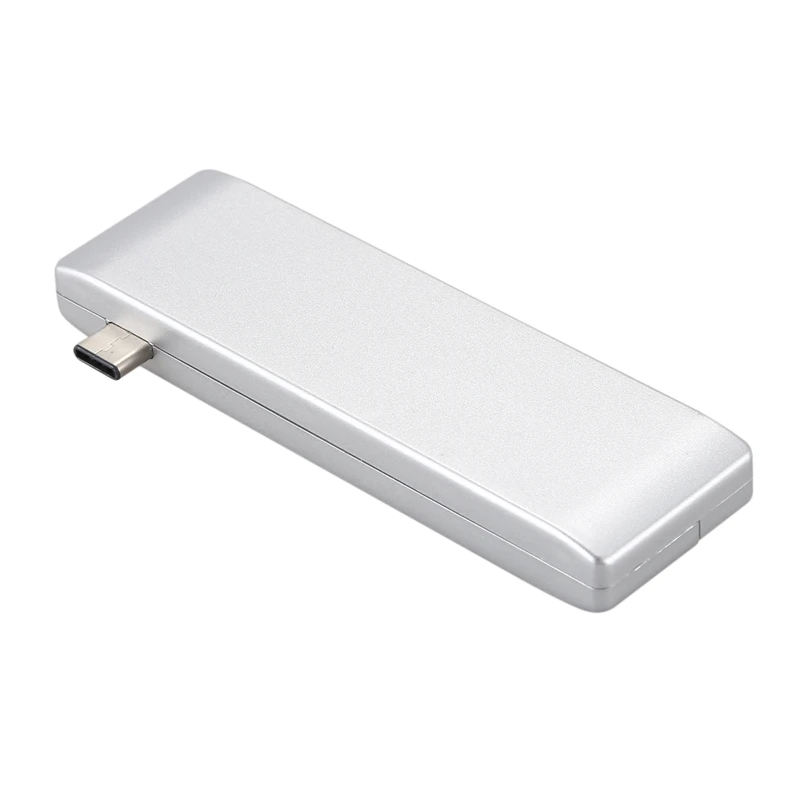 USB C 2 0 концентратор совместим с адаптером для Mac Android Windows Linux OS 5 в 1 многопортовый