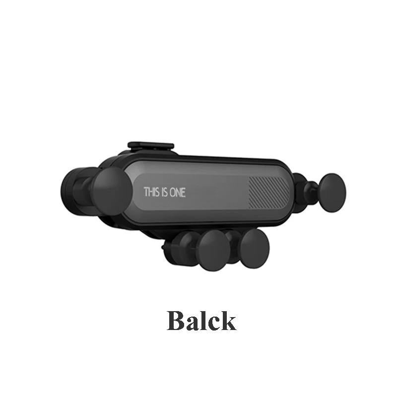 Type A Black Универсальный автомобильный держатель для телефона, gps подставка, Гравитационный авто-захват, автомобильный держатель для телефона, автомобильный держатель для iPhone X 8, Xiaomi, huawei - Цвет: Type A Black