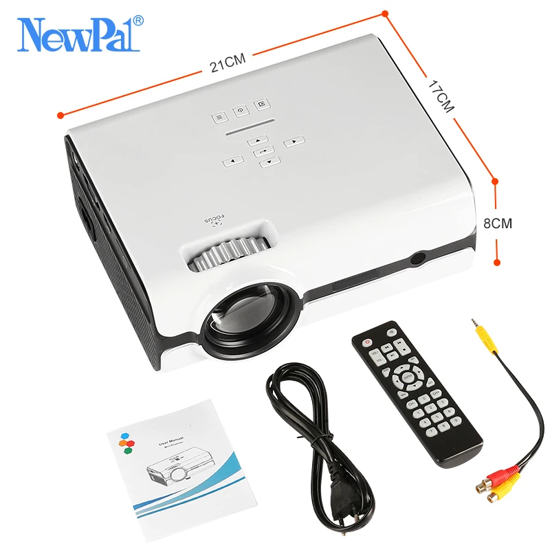 Newpal светодиодный проектор 3D для android устройств Mini 1080p домашний кинотеатр Beamer