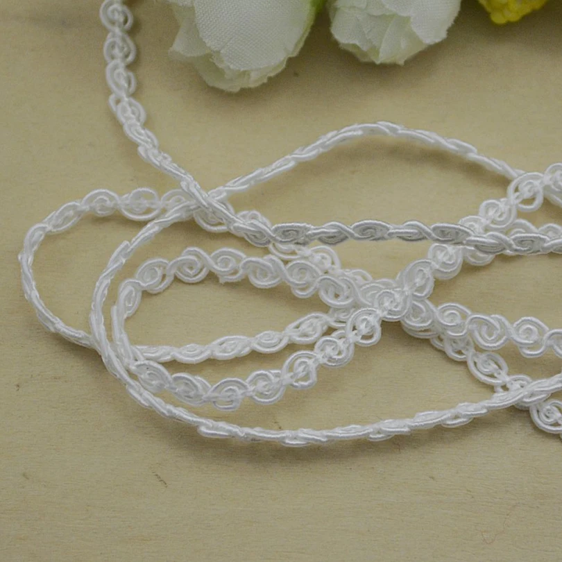 100Metres Curtain Lamp Sofa Pillow Edge Tapestry Braid Lace Trim Ribbon Gold Fringe DIY Accessories For Sewing Cinta De Encaje | Дом и сад