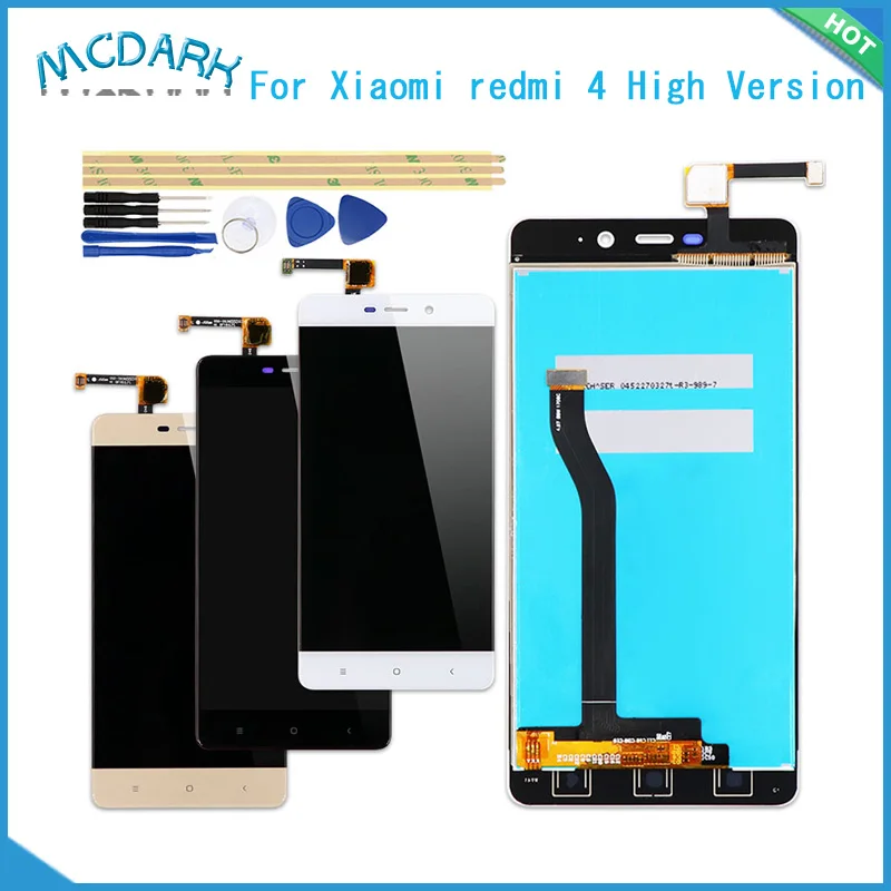 Mcdark для Xiaomi redmi 4 (3 ГБ 32 ГБ) ЖК-дисплей + сенсорный экран дигитайзер сборка Замена