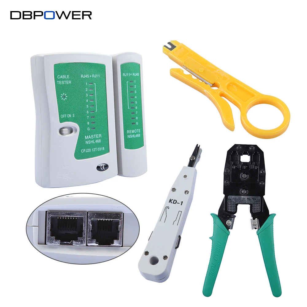 Кабель детектор RJ45 RJ11 RJ12 CAT5 CAT5e Портативный локальной сети Tool Kit кабель Utp тестер и