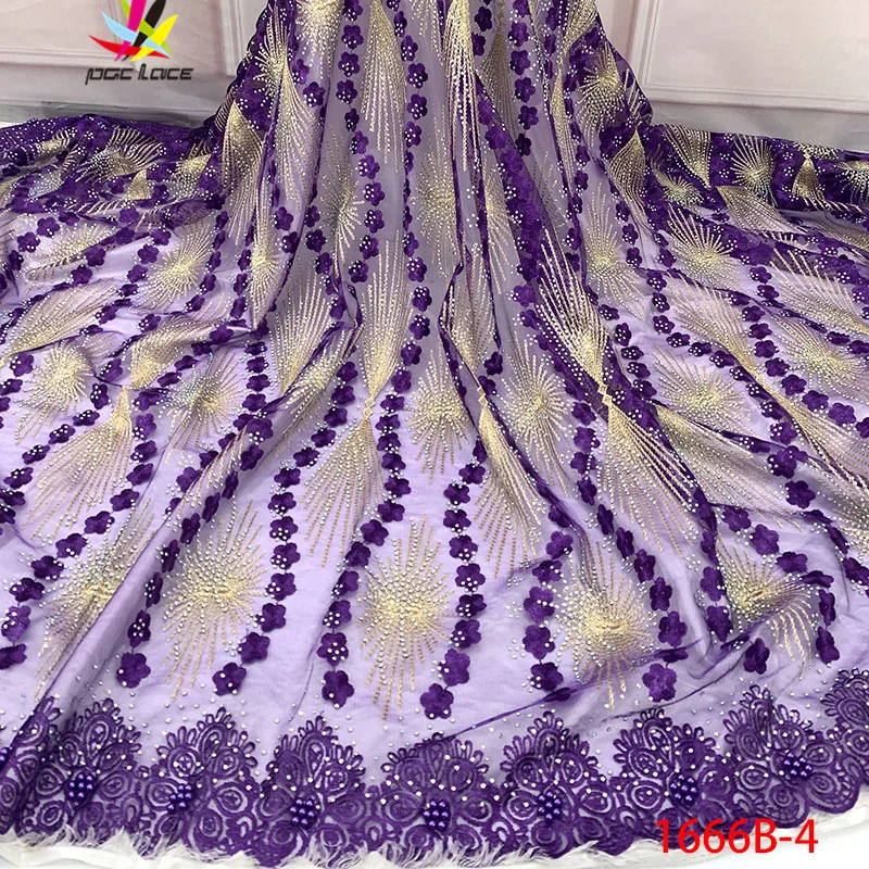 New Arrival 2019 French Lace Fabric With Sequins And Beads Nigerian Fabrics For Wowen Dress XZ1666B-1 | Дом и сад