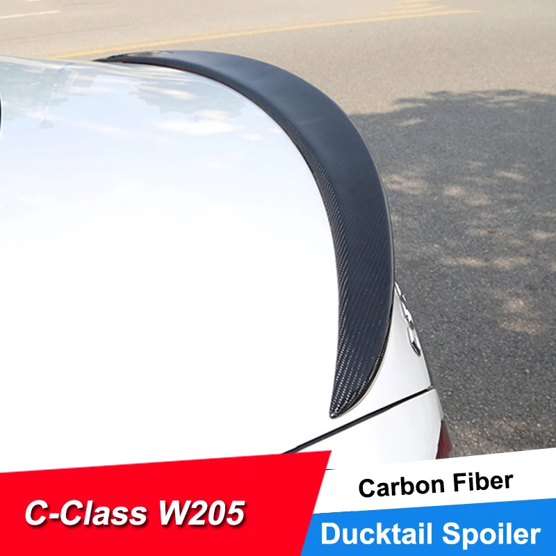 JNCFORURC задний спойлер для багажника Mercedes Benz C класса W205 C180 C200 C63 материал из