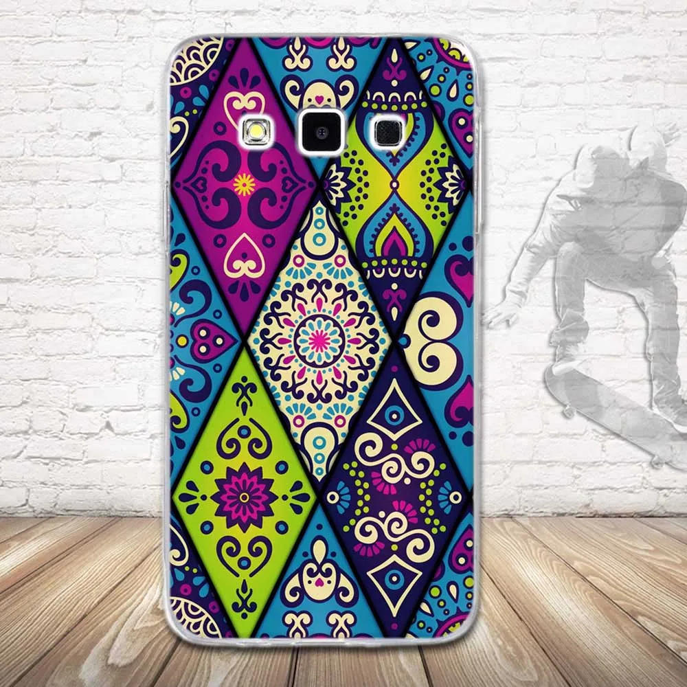 Чехол для Samsung Galaxy A3 2015 мягкий силиконовый чехол из ТПУ с цветочным 3D рисунком A300 SM