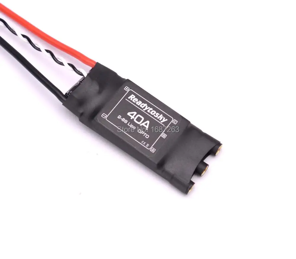 Высокая производительность 40 А бесколлекторный OPTO ESC 2 6s BLHeli для F550 S550 RC Quad|hobbywing