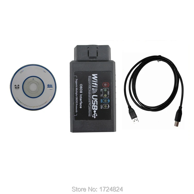 Диагностический авто сканер ELM327 WIFI USB WIFI327 ELM 327 OBD2|elm327 wifi|elm obd2elm327 wifi usb |