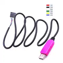 1 шт. PL2303 HXD 6Pin USB ttl RS232 конвертер последовательный кабель PL2303HXD совместимый Win XP/VISTA/7/8/8,1/Android OTG