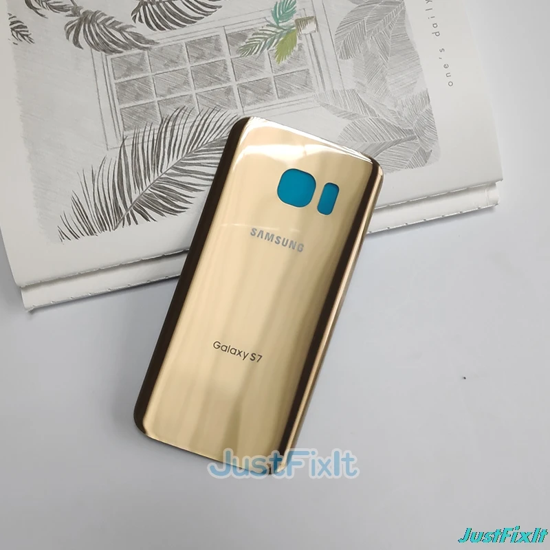 Replace Battery Cover For SAMSUNG Galaxy S7 G930F Back Door Rear Glass Housing Case | Мобильные телефоны и аксессуары