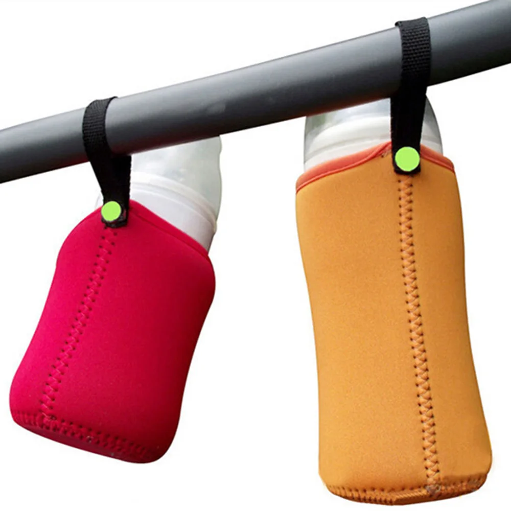 Детская защита для бутылки утеплитель изолятор Сумка-кулер крепится к коляске