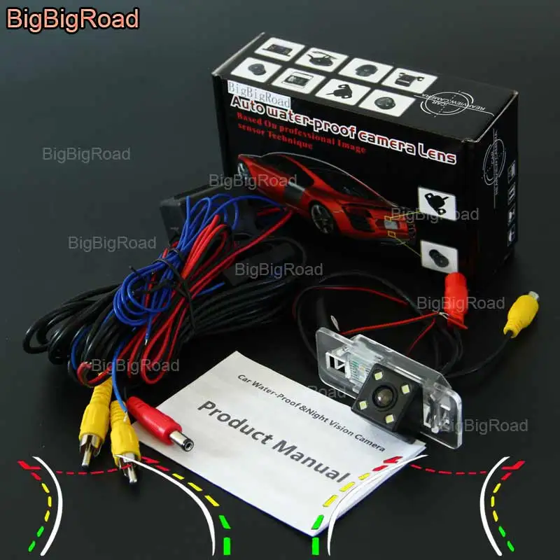BigBigRoad автомобильная интеллектуальная динамическая гусеничная камера заднего