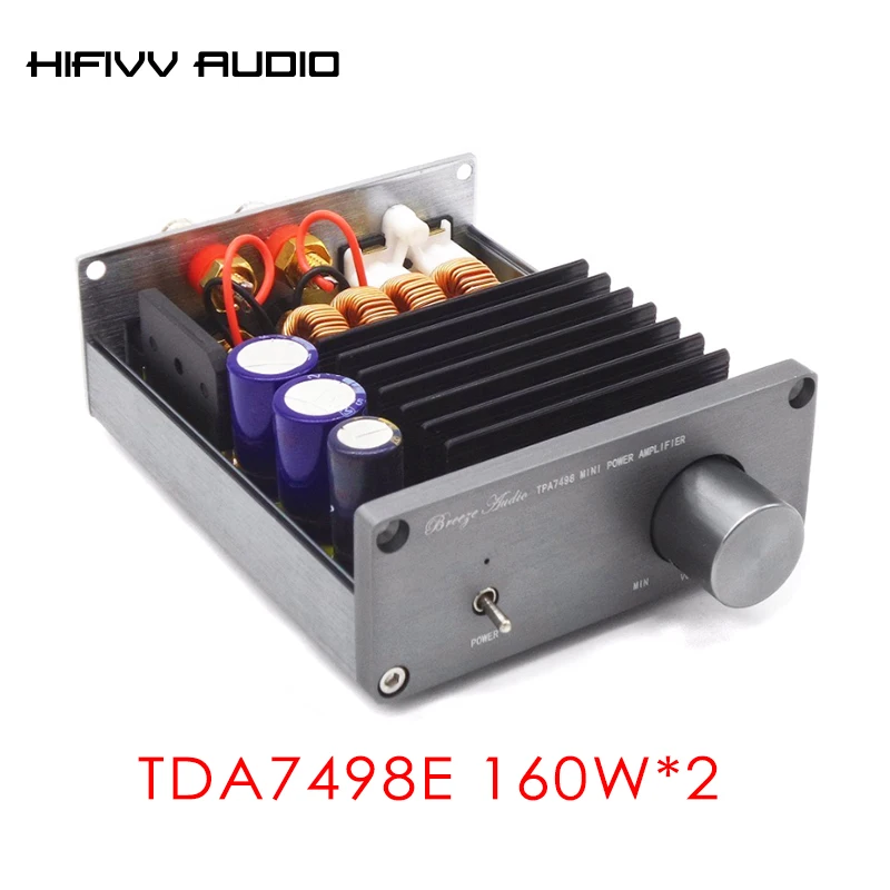 160 Вт * 2 класса D аудио цифровой Мощность усилитель TDA7498E TDA7498 Двухканальный
