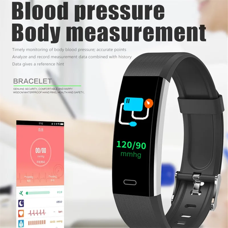 NEW Men Smart watch V5 Bracelet calorie heart rate monitor IP67 waterproof Sports fitness tracker Watch | Наручные часы
