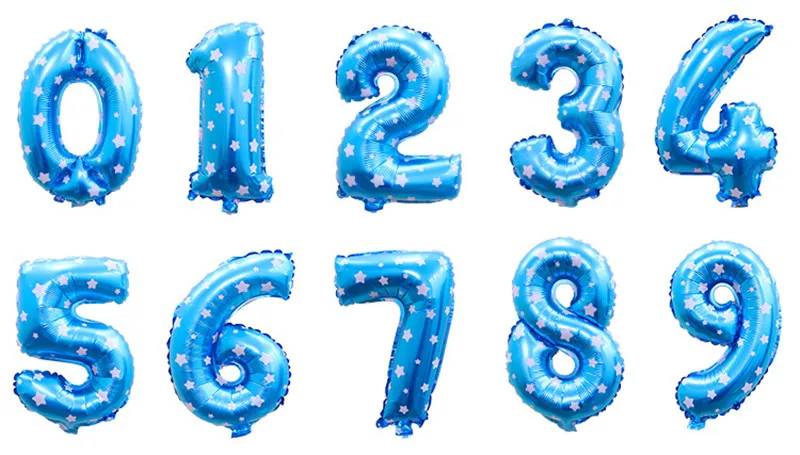 32 дюйма шара с цифрой 1st День Рождения украшения для детей; 30 цифры золотые шары Свадебные рисунок Выпускной вечерние воздушные шары