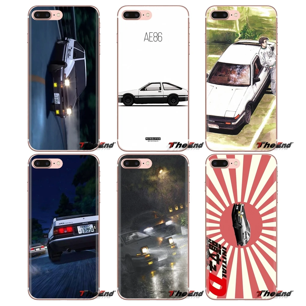 Initial D AE86 Trueno Janpan для Huawei Mate Honor 4C 5C 5X 6X 7 7A 7C 8 9 10 8C 8X 20 Lite Pro мягкие прозрачные чехлы |
