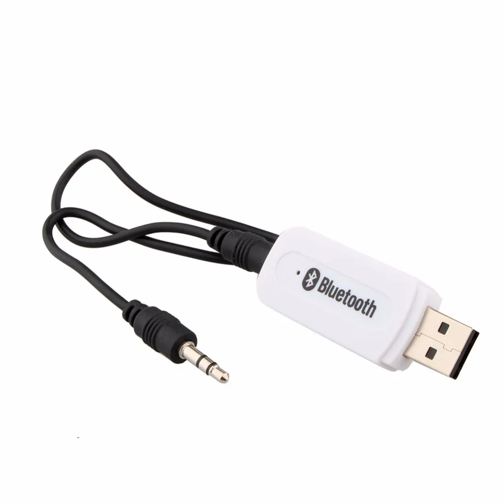 Белый USB беспроводной Bluetooth 3 5 мм музыкальный аудио автомобильный приемник