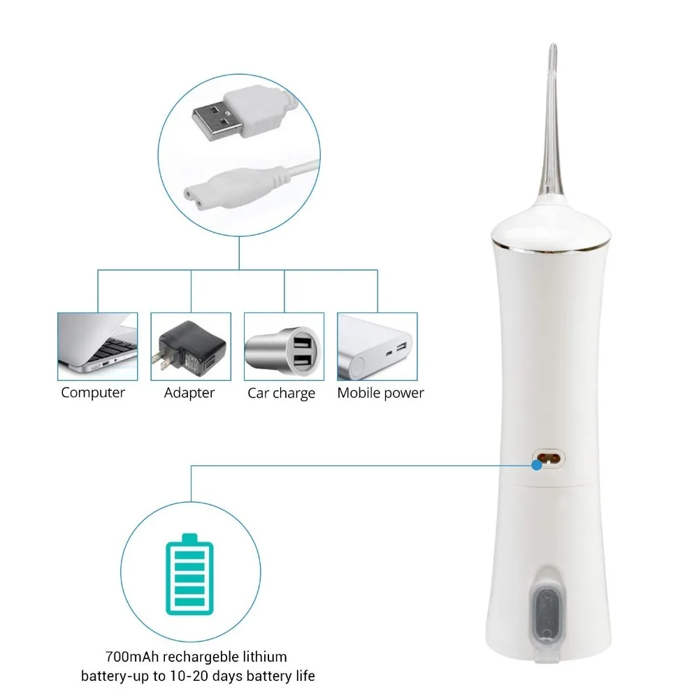 Deston Toocare T7 ирригатор для полости рта портативная водяная нить Беспроводная