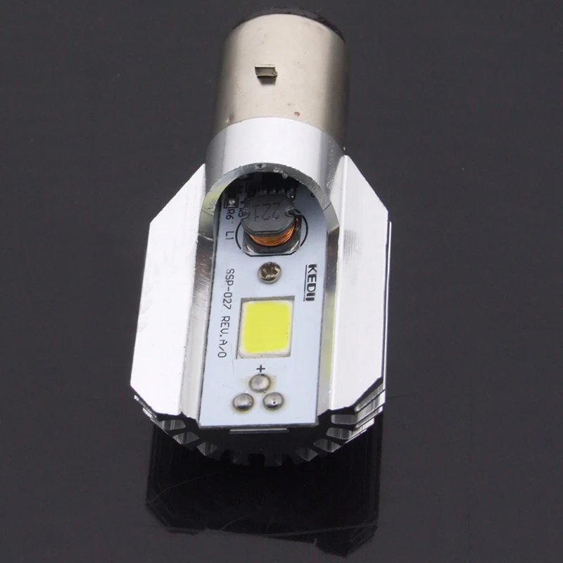 JX LCLYL 1 шт. H6 BA20D DC 8V 80V 12 Вт COB светодиодный мотоциклетный Hi/короче спереди и длиннее