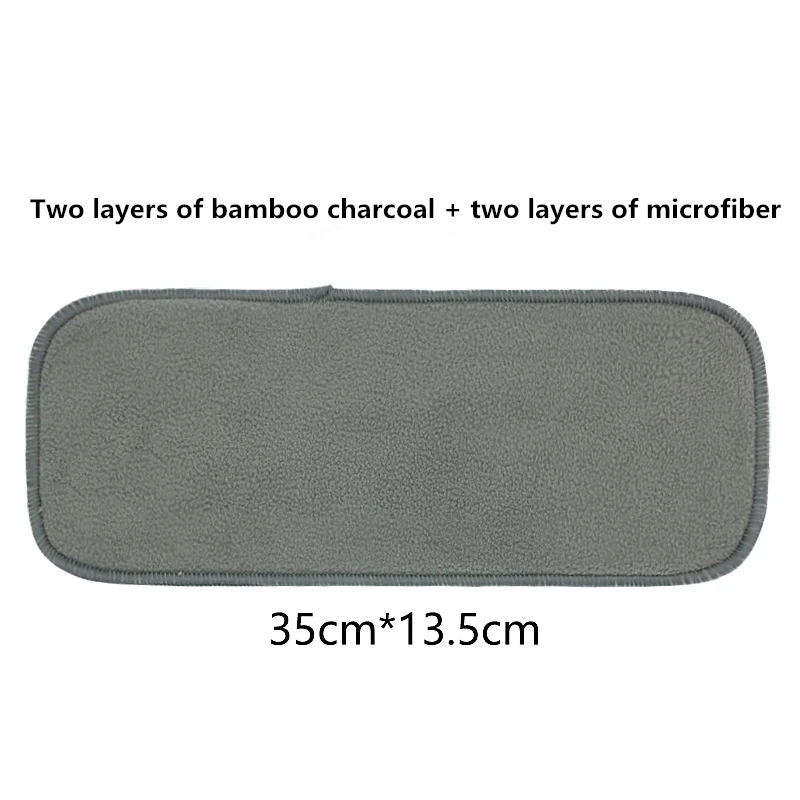 Diapers Reusable Insert Bamboo Charcoal Soft Boosters Liner Real Pocket Cloth Nappy Diaper Cover Wrap Washable Changing Liners | Мать и