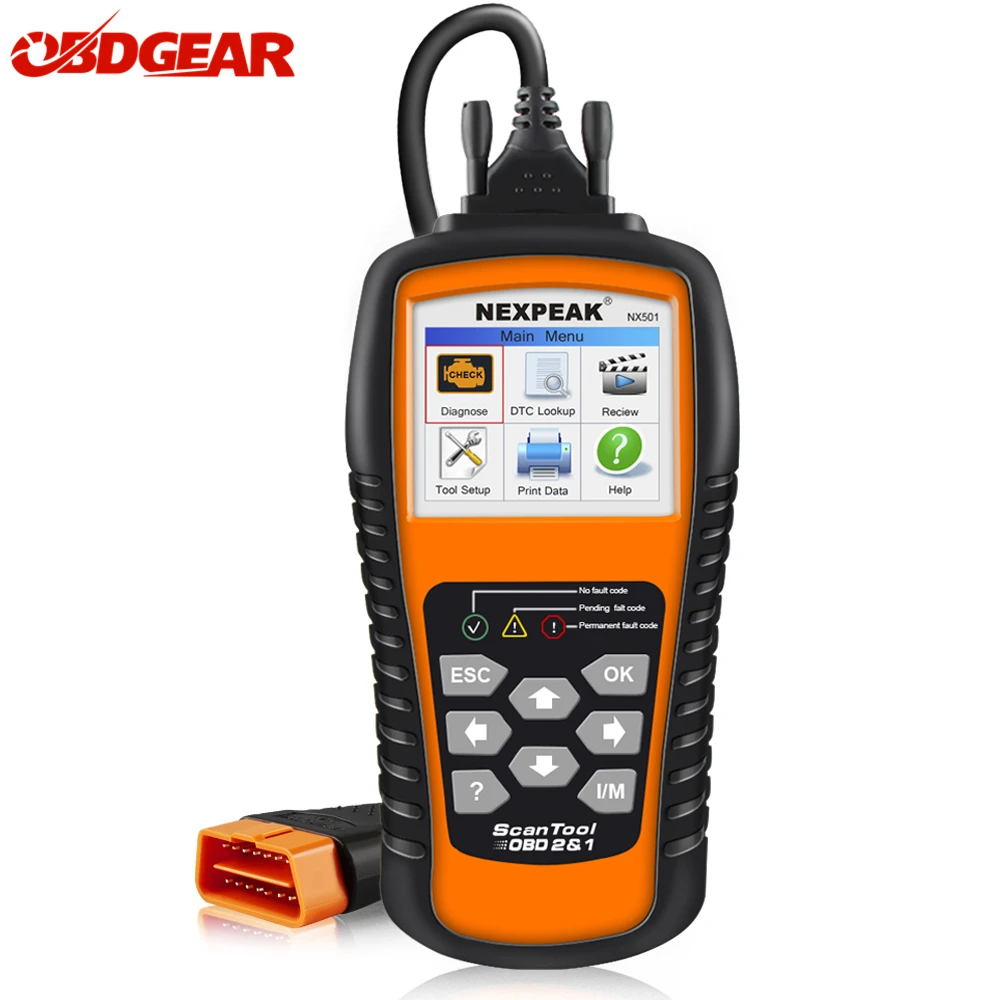 Автомобиль инструмент диагностики OBD2 сканер Automotivo NEKPEAK NX501 OBD 2 код читателя в