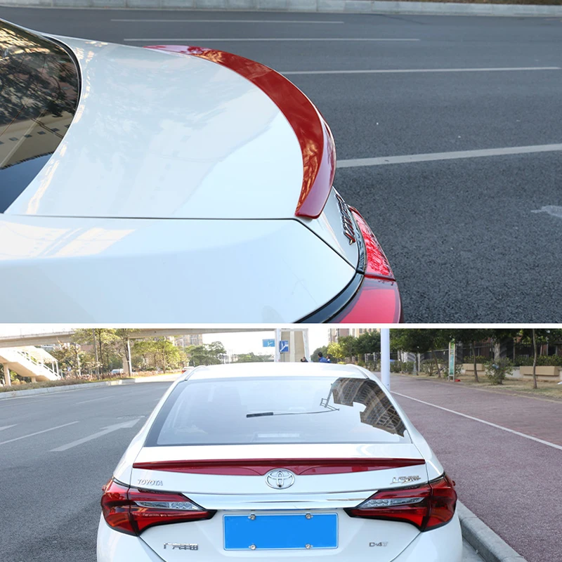 Для Toyota Corolla 2014 2015 2016 2017 украшение автомобиля АБС пластик краска цветной задний