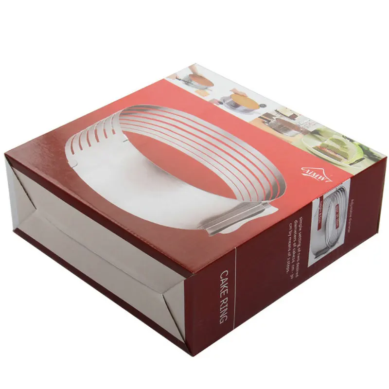 

9 дюймовый нож для торта из нержавеющей стали, регулируемый многослойный нож для хлеба, муссовое кольцо, хлебобулочные Инструменты