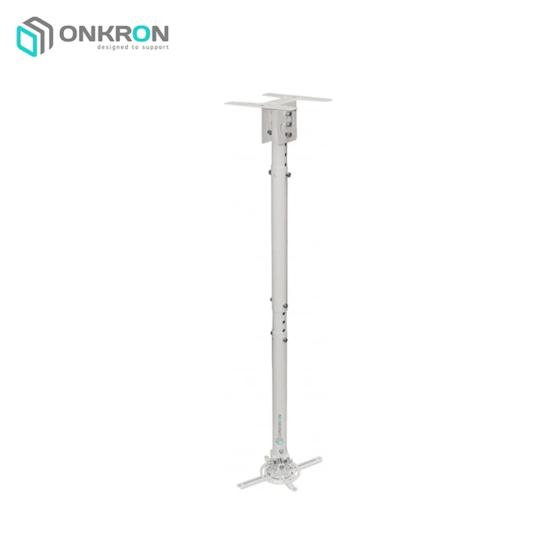 Потолочно настенный кронштейн для проектора ONKRON K4A белый|Кронштейны ТВ| |