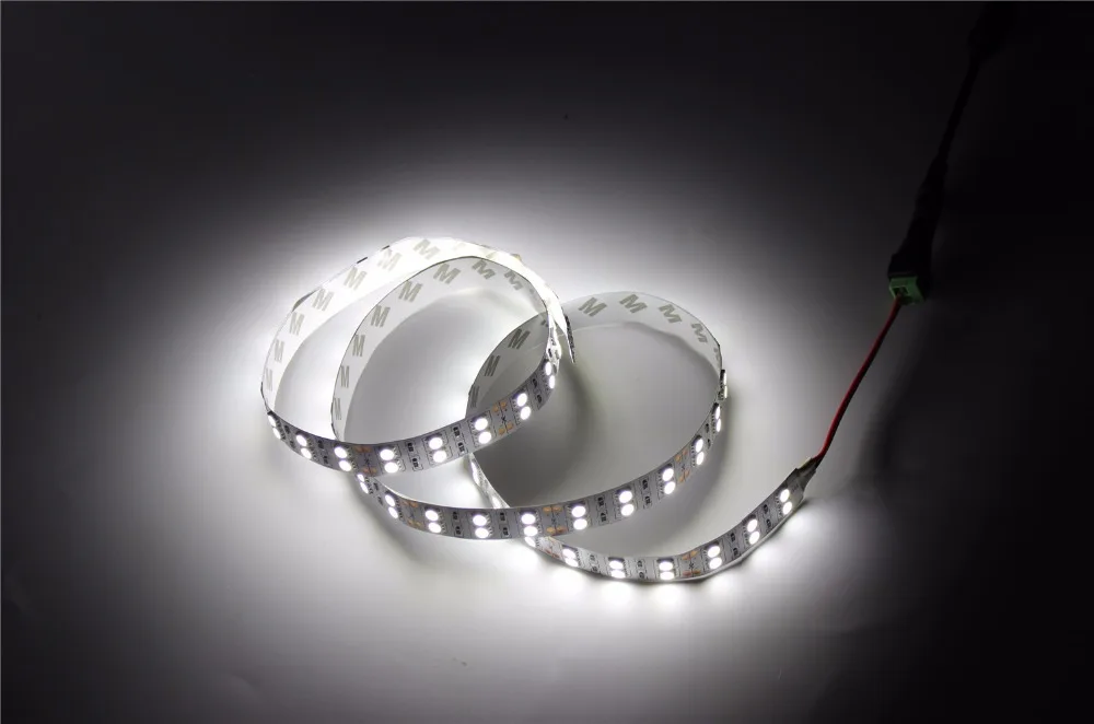 1 м/лот Светодиодная лента 5050 двухрядная линия водопроницаемая 12 В постоянного