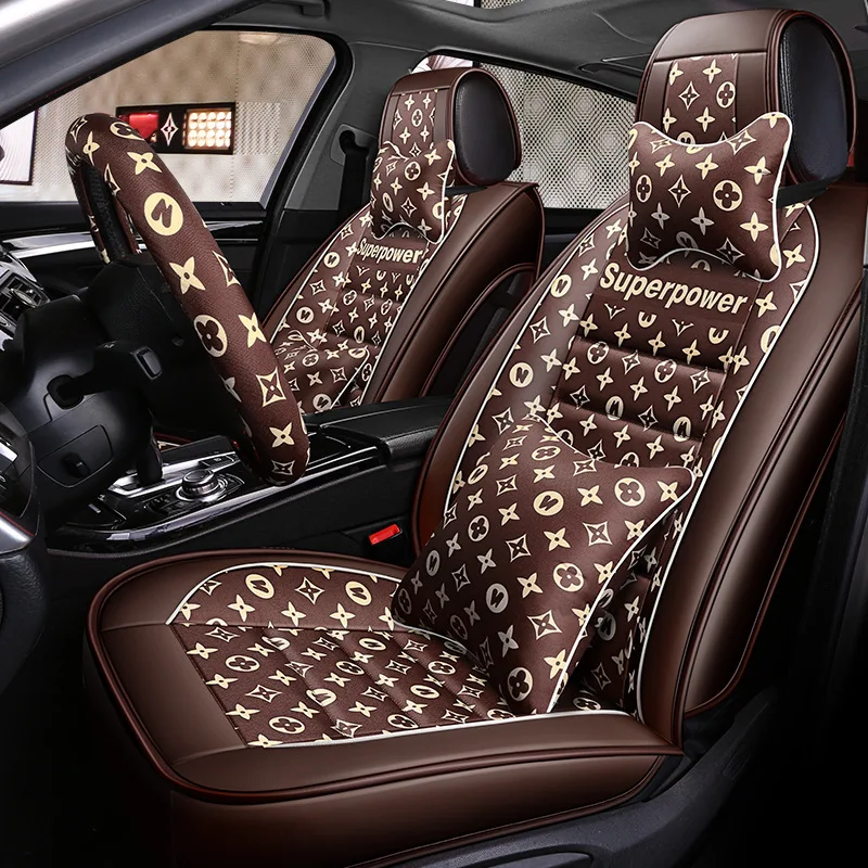 Модные decoracion para coches asitos кожаные сиденья покрывало для автомобильного сиденья чехлы для сидений мотоциклов Универсальный основной функция Cuscino авто
