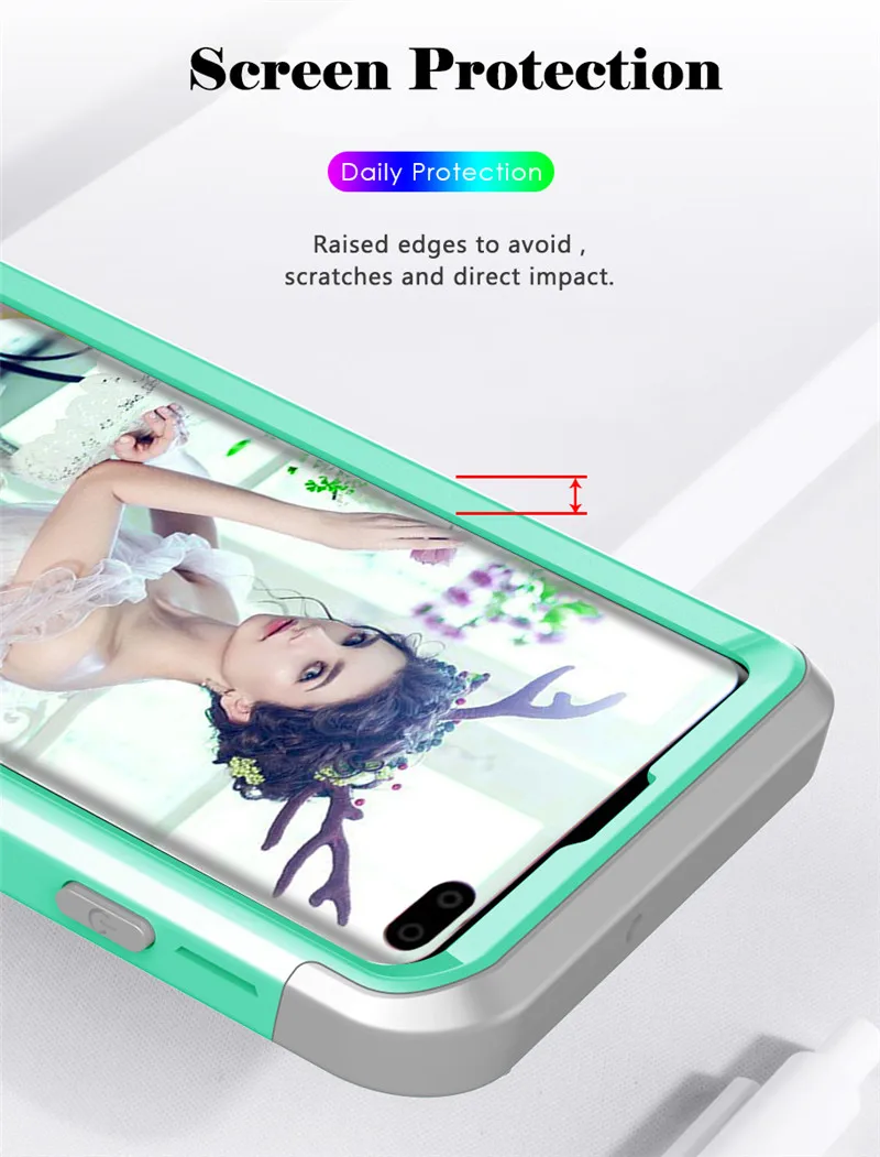 Роскошный красочный силиконовый мягкий полиуретан для Samsung Galaxy s10 Plus