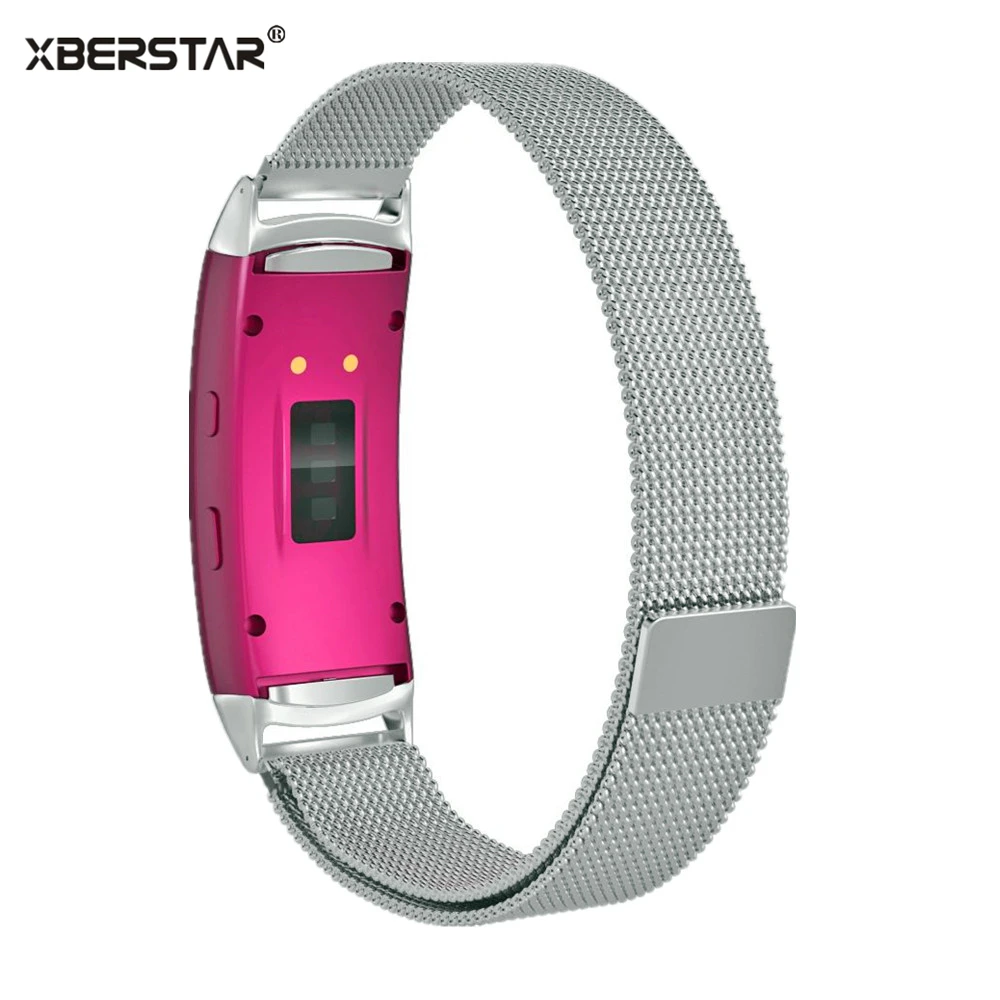 Миланские часы из нержавеющей стали, ремешок на запястье для samsung Galaxy gear fit 2 fit2, SM-R360, gps, Магнитная Петля, браслет, ремешок для часов