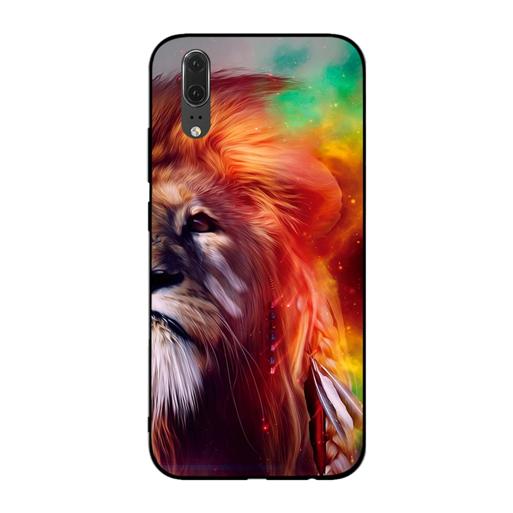 Искусство dreamily цветные животные и черепа для Huawei P8 P9 P10 P20 P30 Lite Pro P Smart 2016 2019 ТПУ