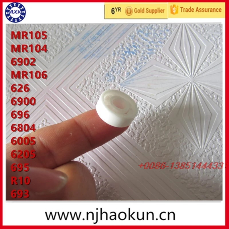 Керамические подшипники 1 шт. Mr105 Mr104 6902 Mr106 626 6900 696 6804 6005 6205 695 R10 693 Zro2 2017|bearing