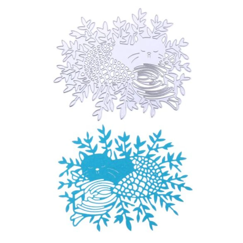 

Cat Metal Cutting Dies For Scrapbooking Stencils DIY Album Cards Decoration Embossing Folder Die Cuts Template Tools New