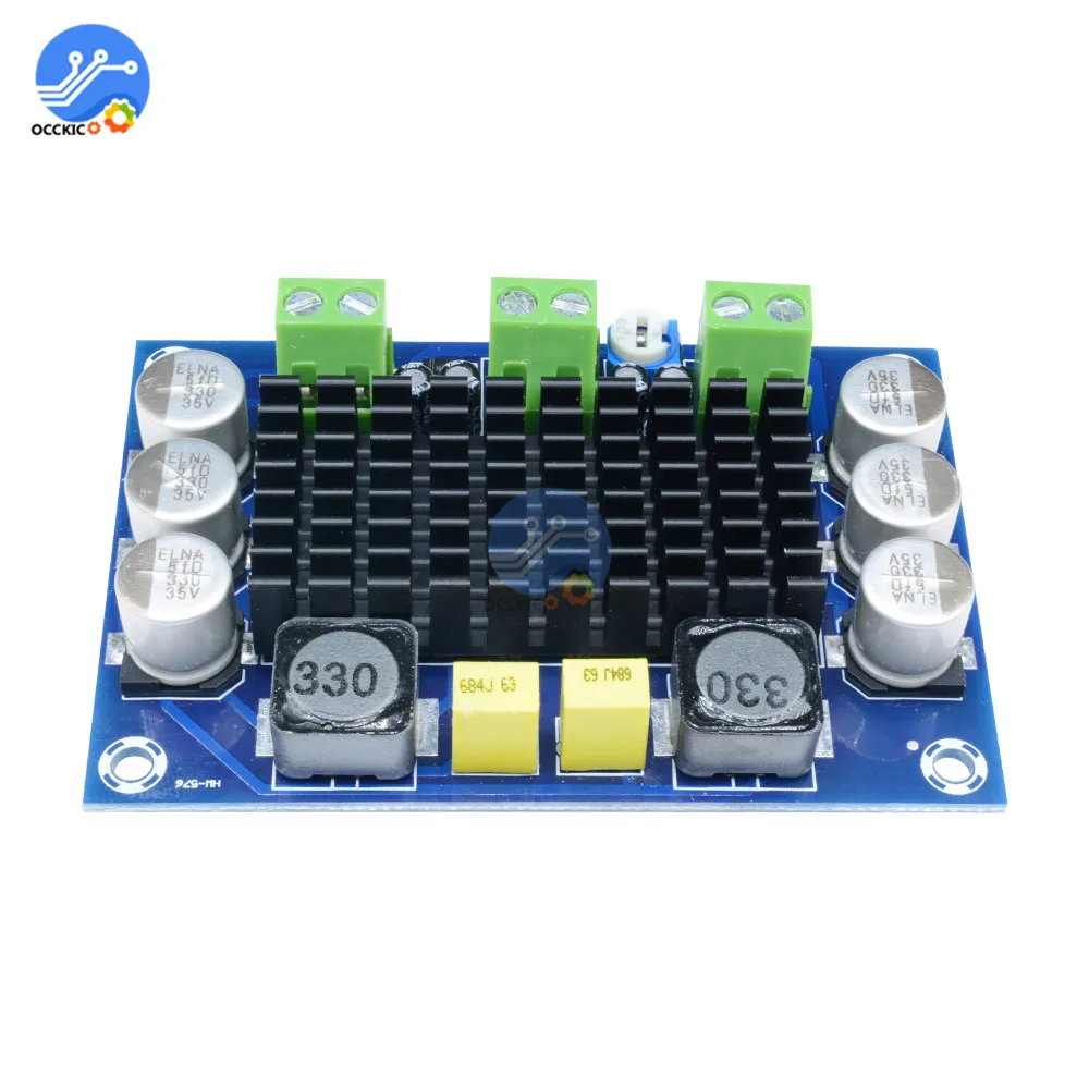 

100W TPA3116D2 Mono Amplifier Board Class D 12V-26V Digital Audio Power Amplifier Sound Board AMP