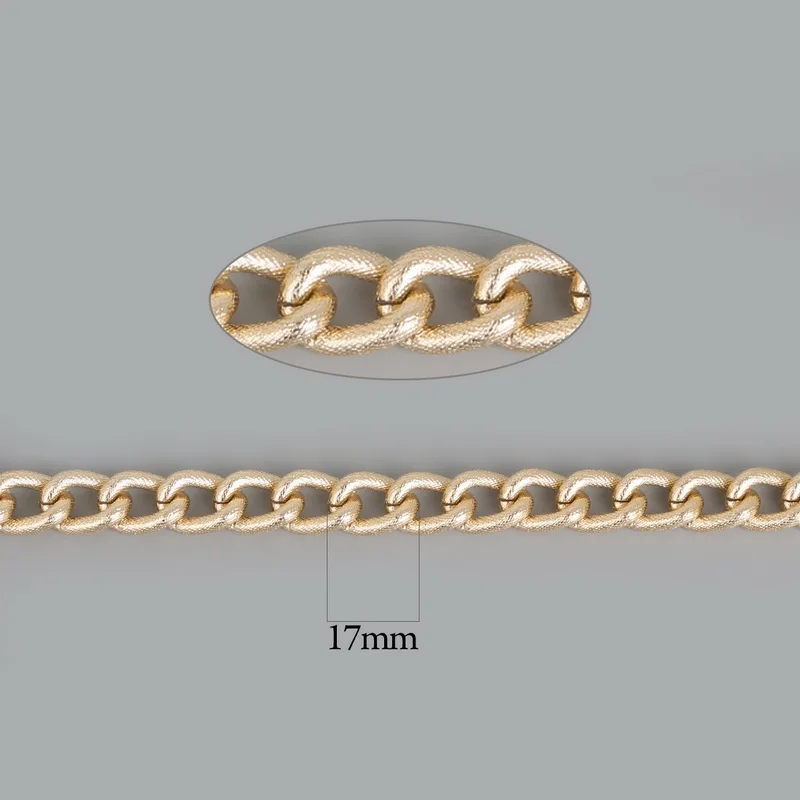 Новое поступление позолоченная Античная Посеребренная алюминиевая цепочка