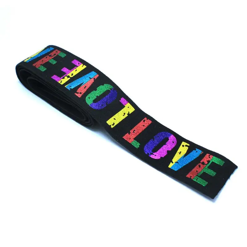 Новое поступление шириной 4 см блеск широкая резинка в Красочные