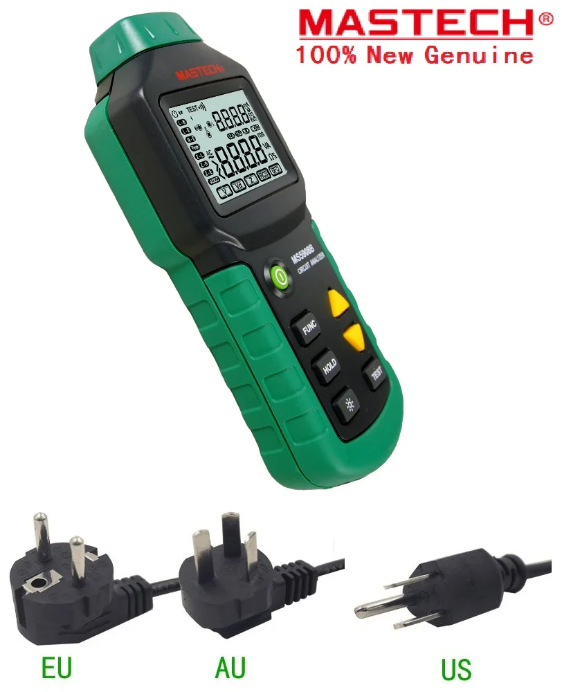 ЕС plug MS5908B MS5908A/C RMS Circuit анализатор Тесты er по сравнению w/идеально что разъем 110 В/220