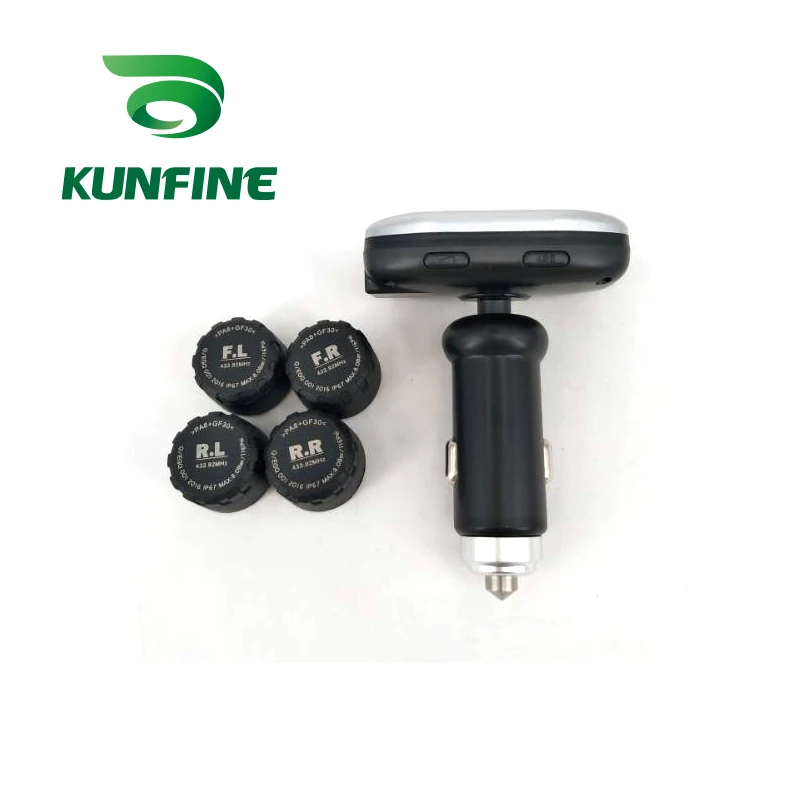 Умный автомобиль TPMS система контроля давления в шинах прикуриватель цифровой ЖК-дисплей автоматическая система охранной сигнализации s давление в шинах