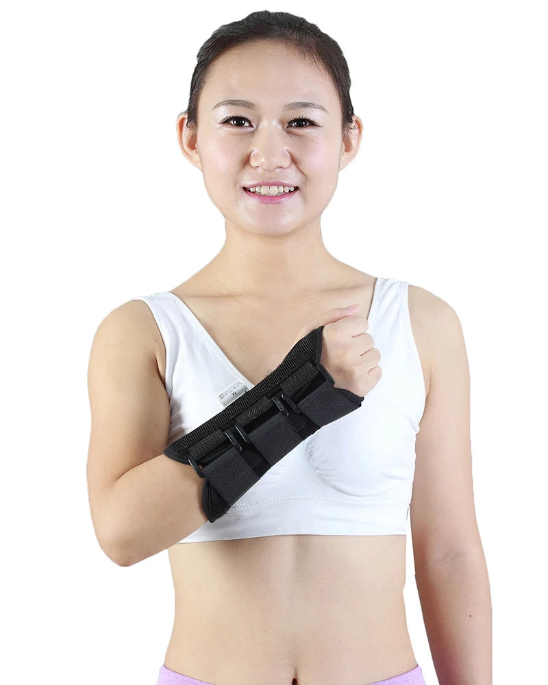Медицинский металлический наручные Поддержка Бандаж с вакуумными шинами Обёрточная бумага охраны стабилизатор заставка протектор